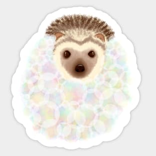 Bubble Hedgehog Sticker